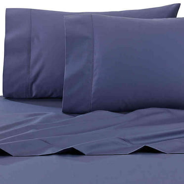 Navy Blue Details about  / Heartland 400 Thread Count Standard Pillowcase Set